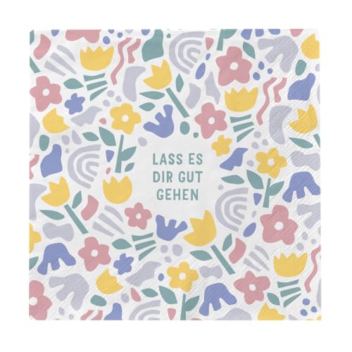 Grafik Werkstatt Servietten mit Spruch groß | 20 Stück | 16,5 x 16,5 cm | bunt | Lass es dir gut gehen Grafik Werkstatt Servietten mit Spruch groß | 20 Stück | 16,5 x 16,5 cm | bunt | Lass es dir gut gehen von Grafik-Werkstatt