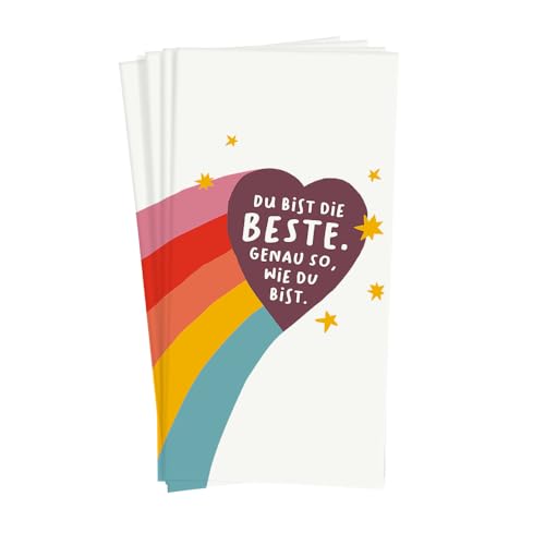 Grafik Werkstatt Taschentücher mit Spruch | Geschenkidee | 10 Stück | Du bist die Beste Grafik Werkstatt Taschentücher mit Spruch | Geschenkidee | 10 Stück | Du bist die Beste von Grafik-Werkstatt