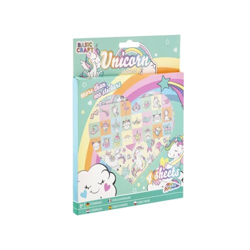 Grafix Einhorn Sticker Set mit über 100 Stickern Grafix Einhorn Sticker Set mit über 100 Stickern von Grafix