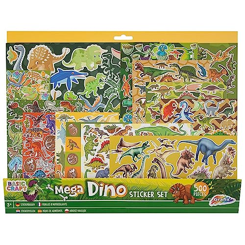 Grafix Mega Sticker Set Dinosaurier mit 500 Stickern Grafix Mega Sticker Set Dinosaurier mit 500 Stickern von Grafix