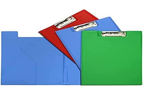 GRAFOPLÁS Mappe mit Pinzetten aus PVC, Farben, Miniclips, Folio, Blau von Grafoplás