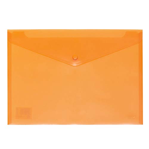 Grafoplás 04871252-sobre Kunststoff Größe Folio orange von Grafoplás