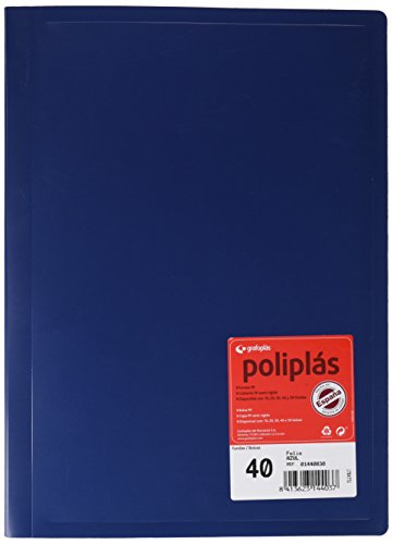 Grafoplas 1155705 – Mappe mit 40 Hüllen, blau Grafoplas 1155705 – Mappe mit 40 Hüllen, blau von Grafoplás