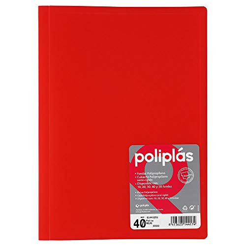 Grafoplas 1155706 – Mappe mit 40 Hüllen, rot von Grafoplas