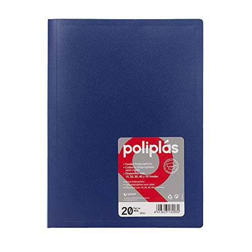 Grafoplas 1155718 – Mappe mit 20 Hüllen, blau Grafoplas 1155718 – Mappe mit 20 Hüllen, blau von Grafoplás