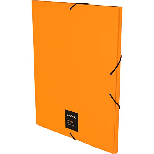 Grafoplás 1226056 Kollektion Unequal Fluor Ordner mit 3 Laschen, Orange, Folio von Grafoplás