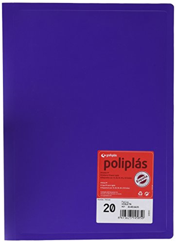 Grafoplas 1451635 – Mappe mit 20 Hüllen, Foolscap, Einband PP, violett Grafoplas 1451635 – Mappe mit 20 Hüllen, Foolscap, Einband PP, violett von Grafoplás