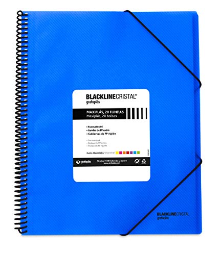Grafoplas 39832230 Ringordner mit 20 Taschen, A4, Hardcover, PP, blau Grafoplas 39832230 Ringordner mit 20 Taschen, A4, Hardcover, PP, blau von Grafoplás