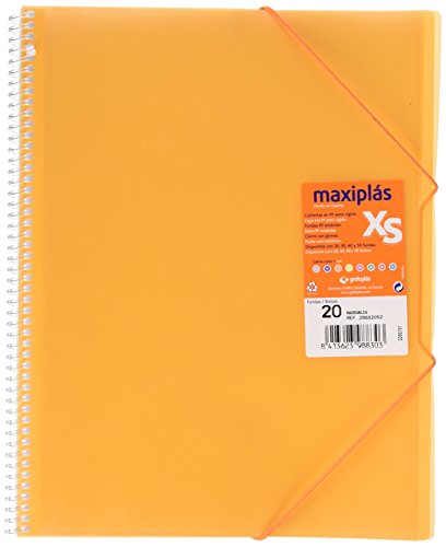 Grafoplas 39882052 Ordner mit 20 Hüllen, A4, PP-Einband, orange Grafoplas 39882052 Ordner mit 20 Hüllen, A4, PP-Einband, orange von Grafoplás