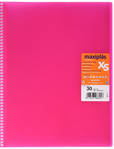 Grafoplas 39883054 – Mappe mit 30 Hüllen, A4, Einband PP, Fuchsia Grafoplas 39883054 – Mappe mit 30 Hüllen, A4, Einband PP, Fuchsia von Grafoplás