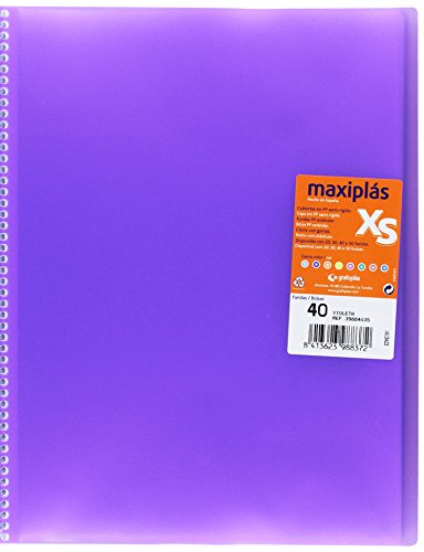 Grafoplas 39884035 Ordner mit 40 Hüllen, Violett, A4 Grafoplas 39884035 Ordner mit 40 Hüllen, Violett, A4 von Grafoplás