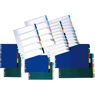 Grafoplas 40270000-separatore PVC, A 5 Positionen, 16 Motivlocher, Typ Folio von Grafoplás