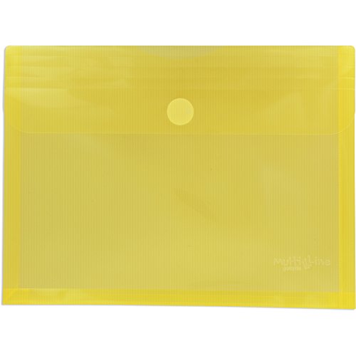 Grafoplás 04872960 Briefumschläge, Folio+, mit Faltenbalg, 5 Stück, Gelb von Grafoplas