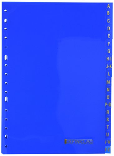 Grafoplas 522688 - Alphabetische Index-Trenner, Farbe blau von Grafoplas