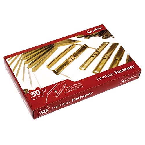 Grafoplas 5400050 – Box Beschläge, 50 Stück Grafoplas 5400050 – Box Beschläge, 50 Stück von Grafoplás