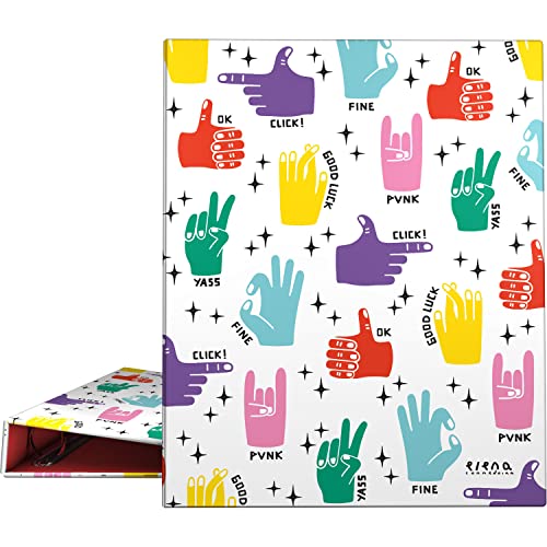 Grafoplás 88142643, Ringbuch A4, 4 Ringe gemischt 25 mm, Kollektion Elena Corredoira, Hands, FSC-zertifiziert bunt Grafoplás 88142643, Ringbuch A4, 4 Ringe gemischt 25 mm, Kollektion Elena Corredoira, Hands, FSC-zertifiziert bunt von Grafoplás