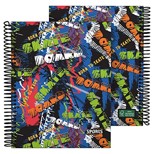 Grafoplas Block A5 kariert 5 mm Hardcover 90hj 90gr Skate Sports Grafoplas Block A5 kariert 5 mm Hardcover 90hj 90gr Skate Sports von Grafoplás
