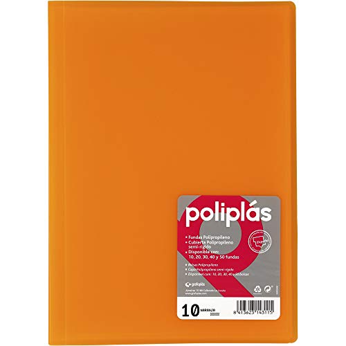 Grafoplas – Mappe mit 10 Hüllen, A4, Hardcover, PP A4 orange Grafoplas – Mappe mit 10 Hüllen, A4, Hardcover, PP A4 orange von Grafoplás