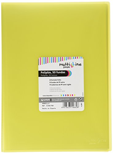 Grafoplas – Ordner, Foolscap, Einband PP, Multiline 50 gelb Grafoplas – Ordner, Foolscap, Einband PP, Multiline 50 gelb von Grafoplás