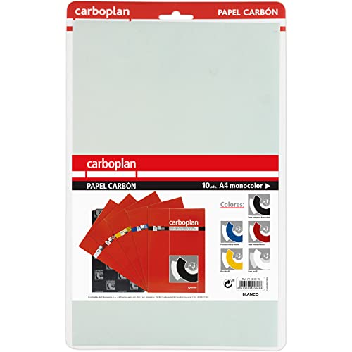 Grafoplás | Packung mit 10 weißen Textilpapieren, 21 x 33 cm, ideal zum Kopieren auf Stoff, Carboplan Grafoplás | Packung mit 10 weißen Textilpapieren, 21 x 33 cm, ideal zum Kopieren auf Stoff, Carboplan von Grafoplás