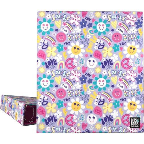 Grafoplás Ringbuch A4, Smile Bits&Bobs Pop Up Desing, 4 gemischte Ringe, 40 mm, perfektes Schulmaterial, fester Einband, FSC-zertifiziert Grafoplás Ringbuch A4, Smile Bits&Bobs Pop Up Desing, 4 gemischte Ringe, 40 mm, perfektes Schulmaterial, fester Einband, FSC-zertifiziert von Grafoplás