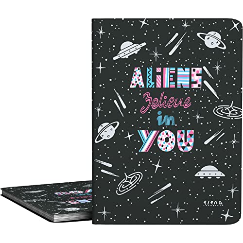 Grafoplás | Schulmappe für transparente Hüllen A4 | Flexibler Einband | 30 Polypropylen-Füllungen | Design Elena Corredoira | Kollektion Aliens Grafoplás | Schulmappe für transparente Hüllen A4 | Flexibler Einband | 30 Polypropylen-Füllungen | Design Elena Corredoira | Kollektion Aliens von Grafoplás