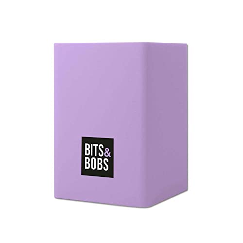 Grafoplás | Silikonstift | Lavendel Pastellfarben | 9,5 x 6,5 x 6,5 cm | Perfekt für den Schreibtisch | Bits & Bobs Pop Up Design | Pastellfarben von Grafoplás