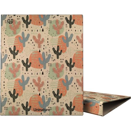 Unipapel Ringbuch, A4, umweltfreundlich, Karton und Papier, 100% recycelt, 4 Ringe, 25 mm, D-Form, Kaktus, FSC-recycelt, 100% Unipapel Ringbuch, A4, umweltfreundlich, Karton und Papier, 100% recycelt, 4 Ringe, 25 mm, D-Form, Kaktus, FSC-recycelt, 100% von Unipapel