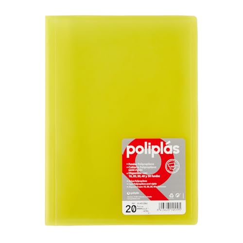 Visitenkartenbuch poliplás lichtdurchlässig A4 gelb 20 Hüllen Visitenkartenbuch poliplás lichtdurchlässig A4 gelb 20 Hüllen von Grafoplás