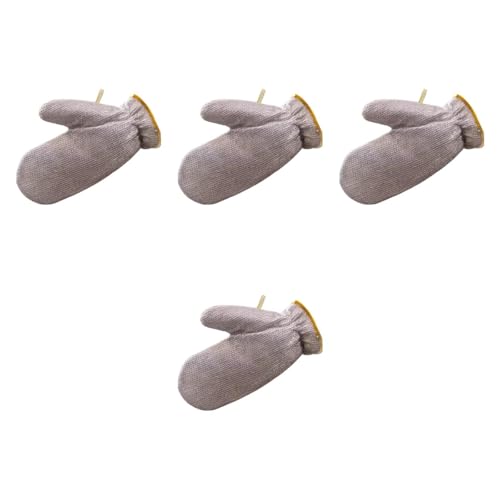 Gralara 4PCS -Drahtschalenhandschuhe, Küchenreinigungshandschuhe von Gralara