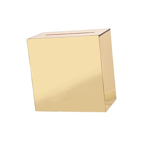 Gralara Hochzeitskartenbox aus Acryl, Kartenbox, Geschenkbox, Halter, dekorative Aufbewahrungsbox für den Jahrestag, golden Gralara Hochzeitskartenbox aus Acryl, Kartenbox, Geschenkbox, Halter, dekorative Aufbewahrungsbox für den Jahrestag, golden von Gralara