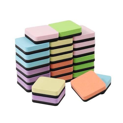 24/48 Stück Radiergummi, Premium-Filz-Whiteboard für Klassenzimmer, Büro, Schulbedarf, Whiteboard-Radierer, Büro-Radierer, Filztafel-Reiniger für Lehrer 24/48 Stück Radiergummi, Premium-Filz-Whiteboard für Klassenzimmer, Büro, Schulbedarf, Whiteboard-Radierer, Büro-Radierer, Filztafel-Reiniger für Lehrer von Gramigg