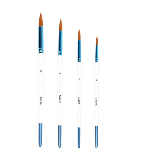 4 PCs Pinsel Pinsel Set Acrylpinsel Künstler Zeichnen Für Malereien Zeichnen von Gramigg