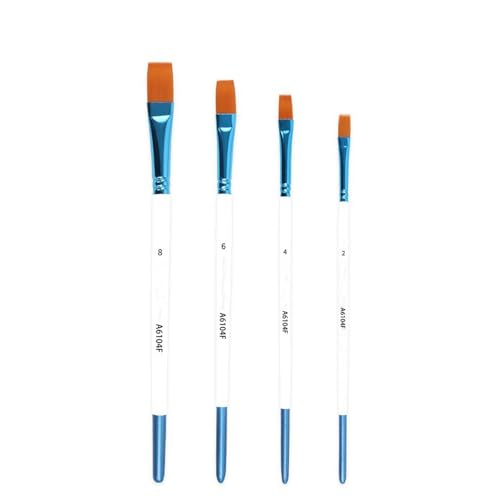 4 PCs Pinsel Pinsel Set Acrylpinsel Künstler Zeichnen Für Malereien Zeichnen von Gramigg