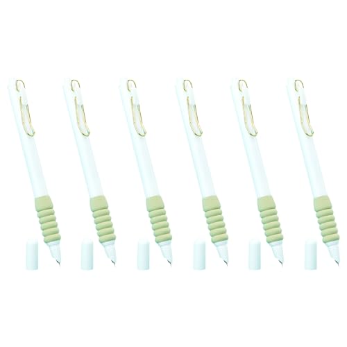 6 Stück einziehbarer Füllfederhalter mit Konverter, 0,38 mm, feine Spitze, nachfüllbar, für Kinder, Studenten, Schreiben, Zeichnen 6 Stück einziehbarer Füllfederhalter mit Konverter, 0,38 mm, feine Spitze, nachfüllbar, für Kinder, Studenten, Schreiben, Zeichnen von Gramigg