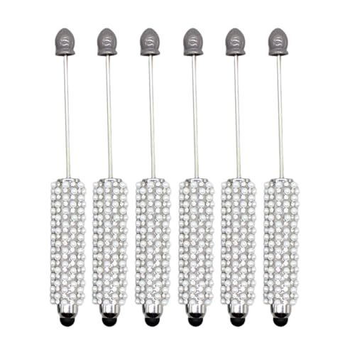 6 x Touchscreen-Stift mit Kugelschreiber, Touchscreen, Perlen-Kugelschreiber für Studenten, Erwachsene, glattes Schreibgerät 6 x Touchscreen-Stift mit Kugelschreiber, Touchscreen, Perlen-Kugelschreiber für Studenten, Erwachsene, glattes Schreibgerät von Gramigg