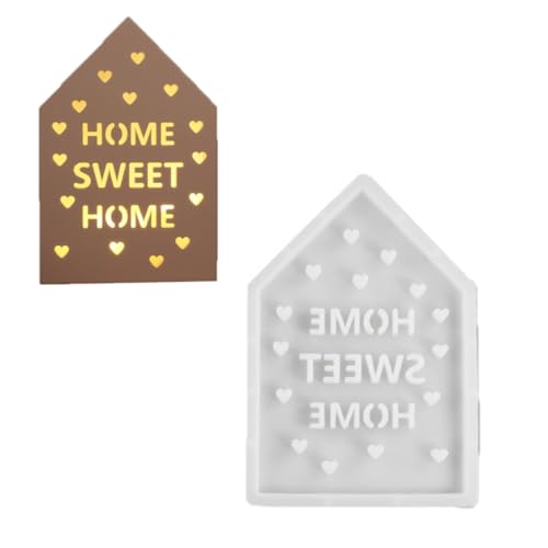 Casting Love House Silikon-Ornamentformen, Gießformen, handgefertigt, Epoxidharz, Bastelbedarf Casting Love House Silikon-Ornamentformen, Gießformen, handgefertigt, Epoxidharz, Bastelbedarf von Gramigg