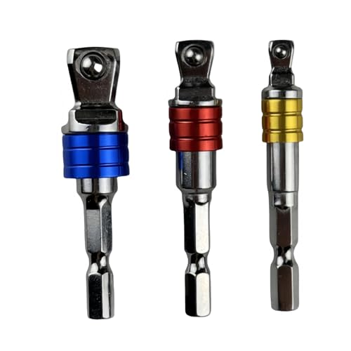 Flexibles Steckschlüssel-Adapter-Set mit drehbaren Designs zur Verbesserung des Bohrens in engen und engen Räumen von Gramigg
