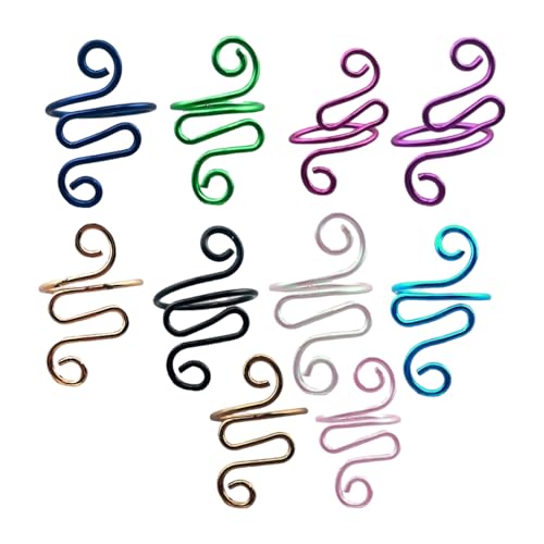 Gramigg 10/14/15 Stück Häkelringe verstellbare Garnspannringe Schlangenform Stricken offen für Mutter von Gramigg