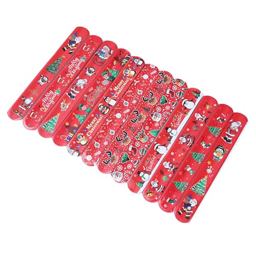 Gramigg 100 Stück Weihnachts-Armbänder, verschiedene Stile, Armband-Spielzeug für saisonale Feiern, stilvolle Party-Dekoration von Gramigg