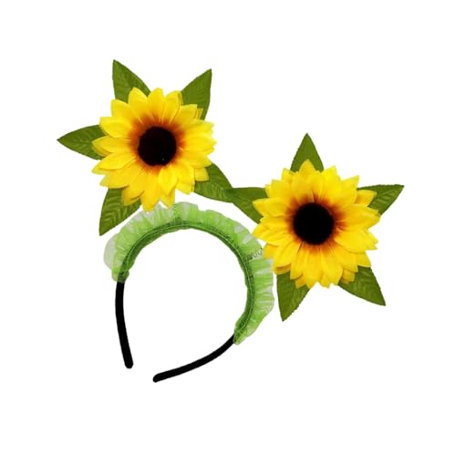 Gramigg Blume Stirnband Kinder Kopfbedeckung Weihnachten Party Foto Requisiten Party Kopfbedeckung Cosplay Zubehör von Gramigg
