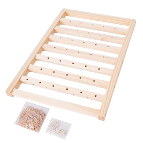Gramigg Garnhalter für mehrere Spulen aus Holz, Nähspulenhalter für organisierte Garnaufbewahrung in Bastelräumen Gramigg Garnhalter für mehrere Spulen aus Holz, Nähspulenhalter für organisierte Garnaufbewahrung in Bastelräumen von Gramigg