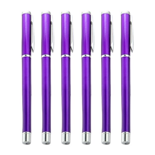 Gramigg Metall-Kugelschreiber mit Stift-Clip, für Unterzeichnung, glattes Schreiben für Hotel, Empfang, Büro, 6 Stück von Gramigg