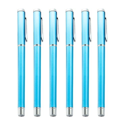 Gramigg Metall-Kugelschreiber mit Stift-Clip, für Unterzeichnung, glattes Schreiben für Hotel, Empfang, Büro, 6 Stück von Gramigg
