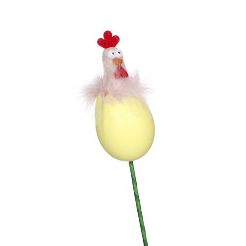 Gramigg Tischdekoration Künstlicher Osterstiel Hahneier Zweig Blumenstrauß Blumenarrangement Festival Feier Zubehör Ostern Party Zubehör von Gramigg