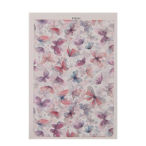Gramigg Transferpapier mit Schmetterlingsdruck, für Ton, Ohrringe, Schmuckherstellung, wasserlöslich, Schmetterlings-Druck, Ton, Transferfolie, Ton-Schmuck Gramigg Transferpapier mit Schmetterlingsdruck, für Ton, Ohrringe, Schmuckherstellung, wasserlöslich, Schmetterlings-Druck, Ton, Transferfolie, Ton-Schmuck von Gramigg