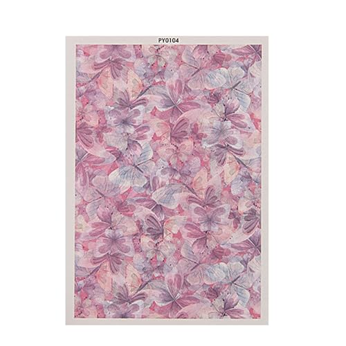 Gramigg Transferpapier mit Schmetterlingsdruck, für Ton, Ohrringe, Schmuckherstellung, wasserlöslich, Schmetterlings-Druck, Ton, Transferfolie, Ton-Schmuck Gramigg Transferpapier mit Schmetterlingsdruck, für Ton, Ohrringe, Schmuckherstellung, wasserlöslich, Schmetterlings-Druck, Ton, Transferfolie, Ton-Schmuck von Gramigg