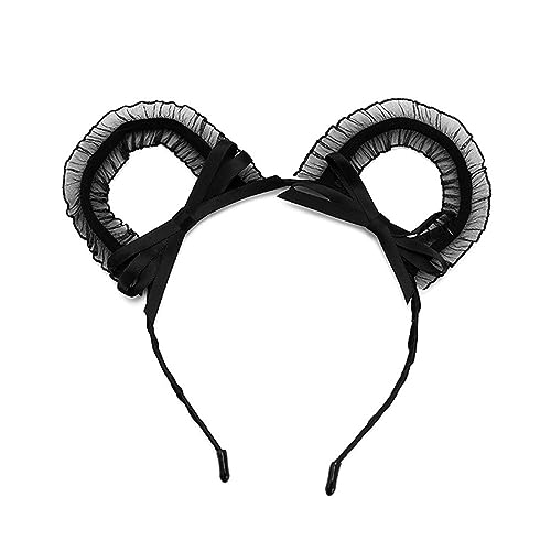 Haarreif für Damen, Katzenohren, Rollenspiel, Anime, Kostüm, Kopfschmuck für Motto-Partys und Festivals, modisches Haarband Haarreif für Damen, Katzenohren, Rollenspiel, Anime, Kostüm, Kopfschmuck für Motto-Partys und Festivals, modisches Haarband von Gramigg