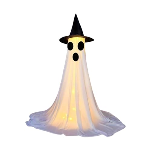 Halloween-Dekoration, 120 cm hoch, groß, Stoff, Geisterfigur, Ornament für Veranda und Garten, Party, Tafelaufsätze, Hofdekoration von Gramigg