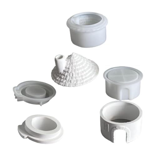 Hausform Silikonformen, Mehrzweckform für Epoxidharz, Ständer, Teelichthalter, Weihnachtsdekoration von Gramigg